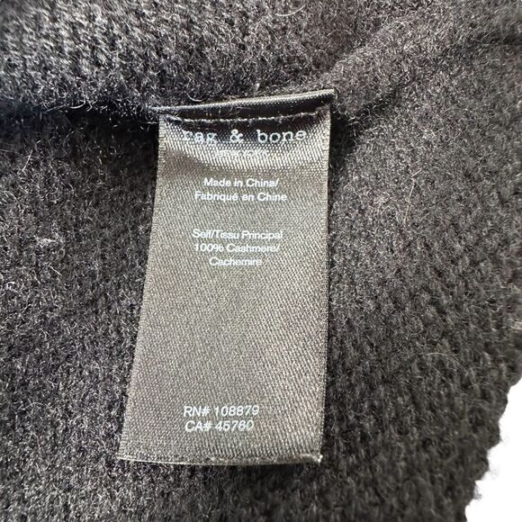 Rag & Bone AUBREE OVERSIZED CASHMERE FUNNEL NECK Sweater , XXS - Picture 12 of 13